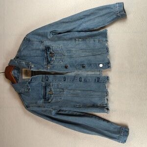 ZARA Authentic Denim TRF Womens‎ Blue Jean Jacket Size Small